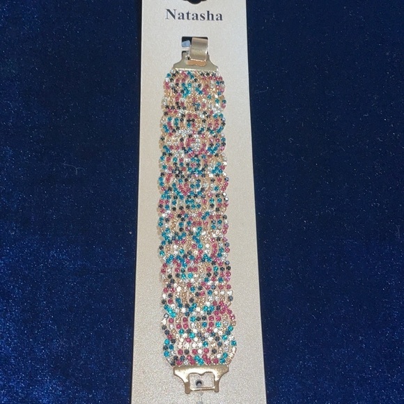 Natasha Bracelet Multi Color Stone Statement Bracelet Limited Edition ๐ ๐ ๐ฅ - Picture 2 of 11